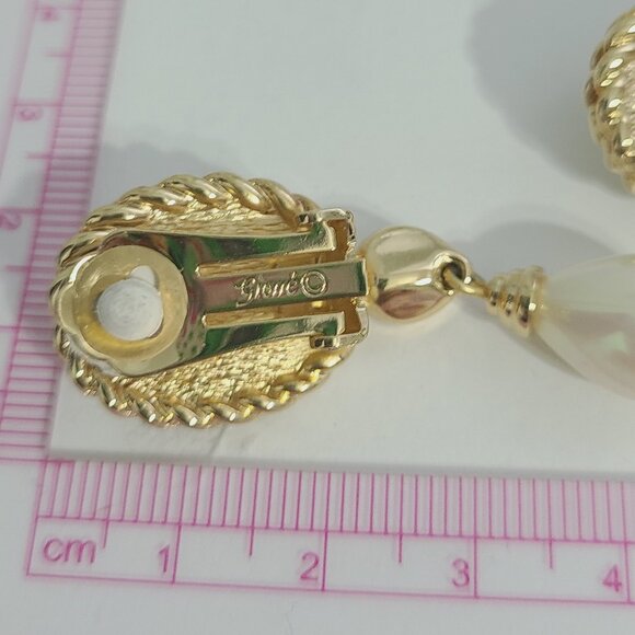 Elegant Vintage Drop Earrings- Grosse-Germany -nwt - Picture 8 of 9